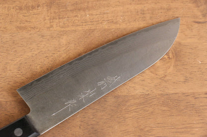 Thương hiệu Nao Yamamoto SRS 13 Kỹ nghệ truyền thống Nhật Nashiji Thép Damascus Dao đa năng Santoku dao Nhật 170mm chuôi dao gỗ Pakka đen