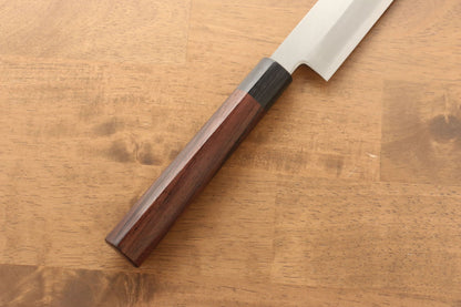Jikko Silver Steel No.3 Yanagiba Japanese Knife 330mm Shitan Handle - Japanny - Best Japanese Knife