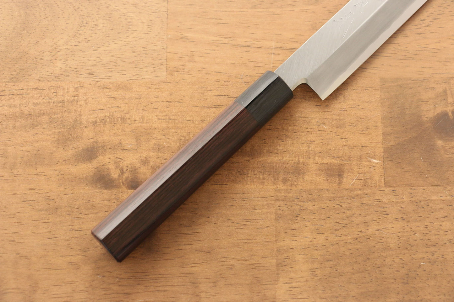 Jikko Silver Steel No.3 Yanagiba Japanese Knife 270mm Shitan Handle - Japanny - Best Japanese Knife