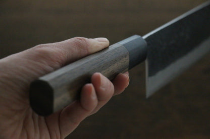 Yu Kurosaki Blue Super Clad Hammered Kurouchi Nakiri Japanese Chef Knife 180mm - Japanny - Best Japanese Knife