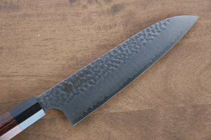 Thương hiệu Seki Kanetsugu Gỗ được mài nhẵn 7 cạnh VG2 dao rèn thủ công Dao đa năng Santoku dao Nhật 170mm