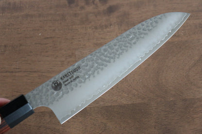 Thương hiệu Seki Kanetsugu Gỗ được mài nhẵn 7 cạnh VG2 dao rèn thủ công Dao đa năng Santoku dao Nhật 170mm