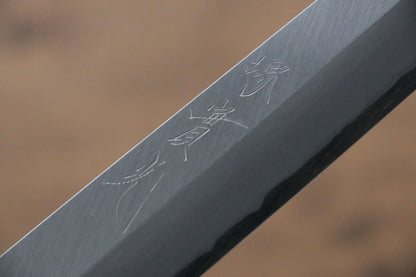 Jikko-Marke Silver Steel Nr. 3 Yanagiba-Fischmesser, spezielles Shashimi (runder Griff), japanisches Messer, 240 mm Sandelholzgriff