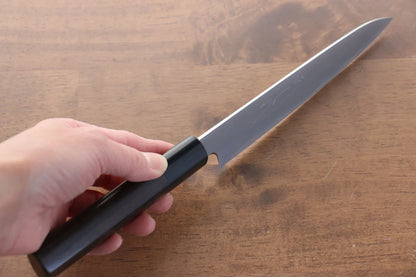 Thương hiệu Jikko Thép trắng No.2 Dao nhỏ đa năng Petty dao Nhật 150mm chuôi dao gỗ Đàn Hương