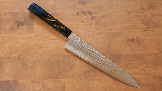 Thương hiệu Kajin Thép Cobalt đặc biệt Thép Damascus Dao đa năng Gyuto dao Nhật 240mm chuôi dao sơn mài