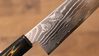 Thương hiệu Kajin Thép Cobalt đặc biệt Thép Damascus Dao đa năng Gyuto dao Nhật 240mm chuôi dao sơn mài