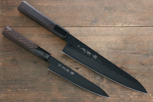 Marke Yu Kurosaki God of Wind Fujin SPG 2 Handgeschmiedetes Santoku-Mehrzweckmesser aus Damaststahl