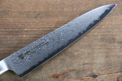 Marke Tamahagane Ancient Capital Kyoto 63 Lagen Damaststahl Mehrzweck-Kleinmesser Kleines japanisches Messer 150 mm KP-1107 
