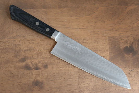 Thương hiệu Kunihira Đoán Lưu Kokuryu VG10 Rèn thủ công Dao đa năng Santoku dao Nhật 170mm Chuôi dao