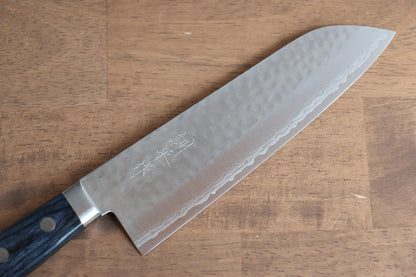 Thương hiệu Kunihira Đoán Lưu Kokuryu VG10 Rèn thủ công Dao đa năng Santoku dao Nhật 170mm Chuôi dao