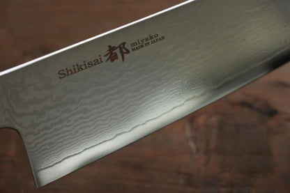Miyako Marke AUS8 33-lagiges Santoku-Mehrzweckmesser aus Damaststahl, japanisches Messer 180 mm