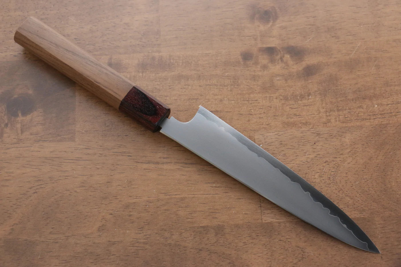 Thương hiệu Naohito Myojin SPG 2 Dao nhỏ đa năng Petty dao Nhật 165mm chuôi dao gỗ cây Óc Chó