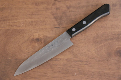 Thương hiệu Nao Yamamoto AUS8 Rèn thủ công Dao nhỏ đa năng Petty dao Nhật 135mm chuôi dao gỗ Pakka đen
