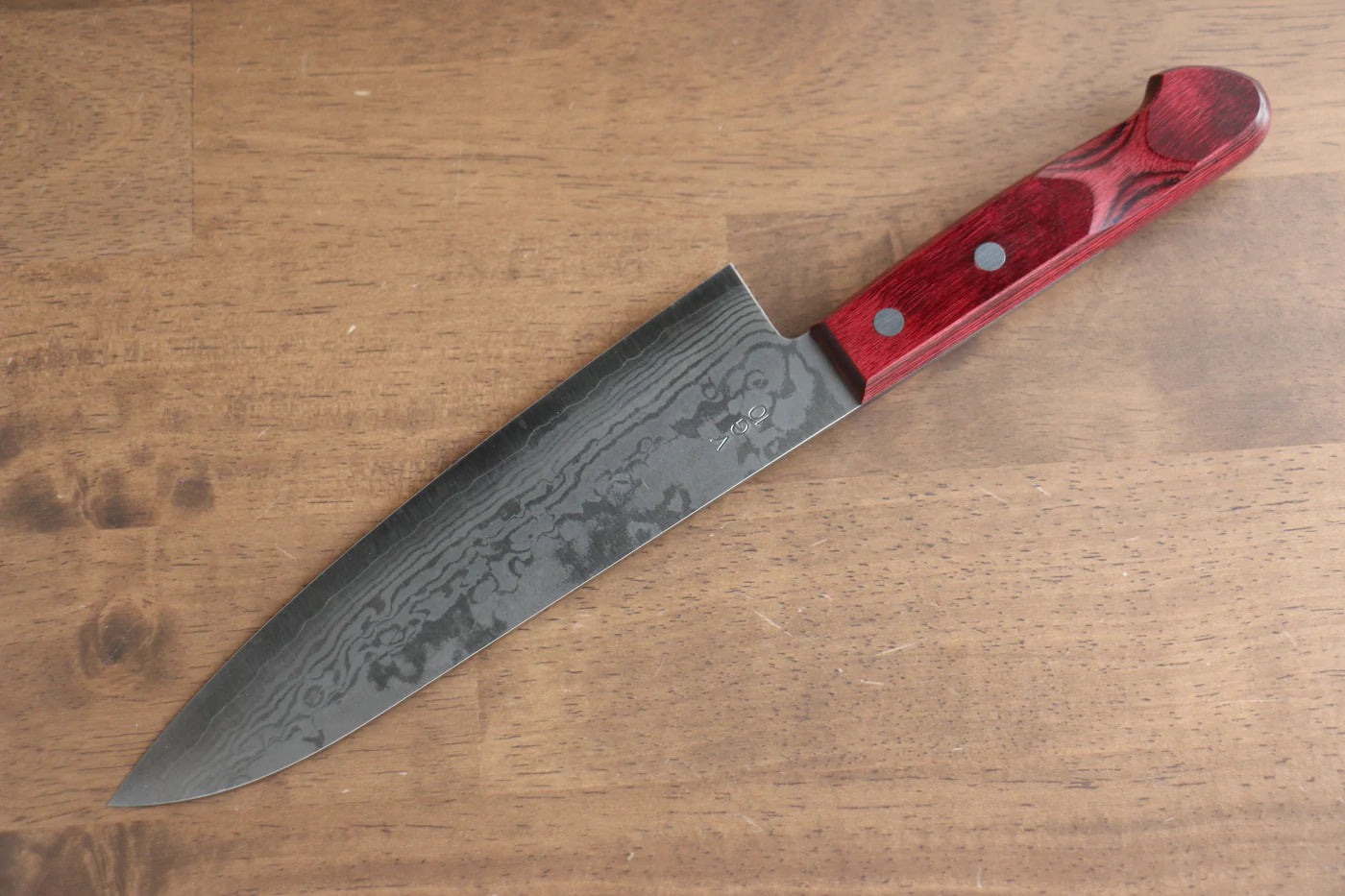 Thương hiệu Nao Yamamoto VG10 Thép Damascus Dao đa năng Gyuto dao Nhật 180mm chuôi dao gỗ ép đỏ