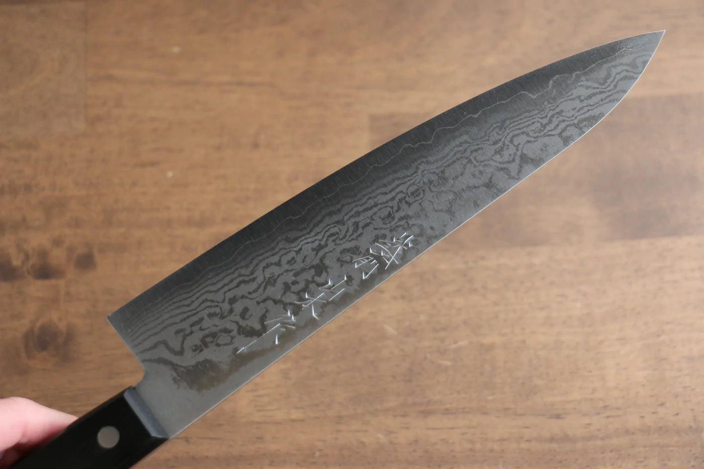 Nao Yamamoto Marke VG10 Damaststahl Mehrzweckmesser Gyuto Japanisches Messer 210 mm schwarzer Pakkaholzgriff