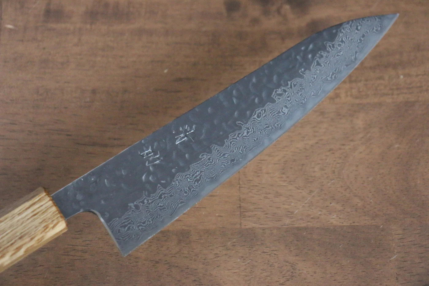 Handgeschmiedetes Gyuto-Mehrzweckmesser, Marke Seisuke, Damaststahl AUS10, spiegelbeschichtete Oberfläche, 180 mm Tsukikage