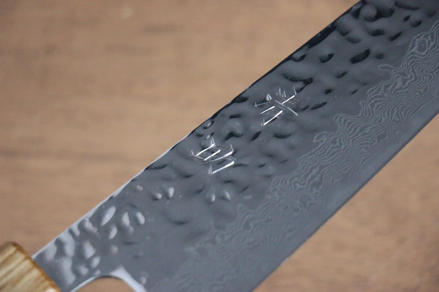 Handgeschmiedetes Gyuto-Mehrzweckmesser, Marke Seisuke, Damaststahl AUS10, spiegelbeschichtete Oberfläche, 180 mm Tsukikage
