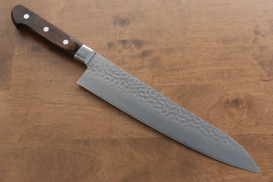 Thương hiệu Seisuke AUS8 Rèn thủ công Dao đa năng Gyuto dao Nhật 240mm chuôi dao gỗ ép nâu