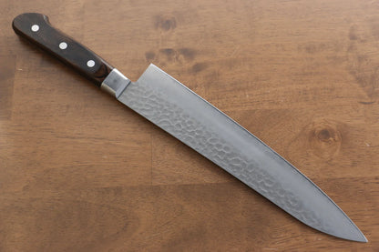 Thương hiệu Seisuke AUS8 Rèn thủ công Dao đa năng Gyuto dao Nhật 240mm chuôi dao gỗ ép nâu