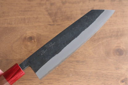 Thương hiệu Seisuke Kurumi Thép xanh  Kurouchi Dao đa năng Bunka dao Nhật 180mm chuôi dao quả óc chó (có vòng đỏ ở cả hai mặt)