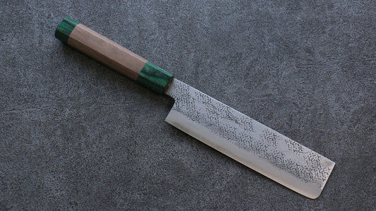 Thương hiệu Seisuke Thép siêu xanh Rèn thủ công Dao thái rau chuyên dụng Nakiri dao Nhật 165mm