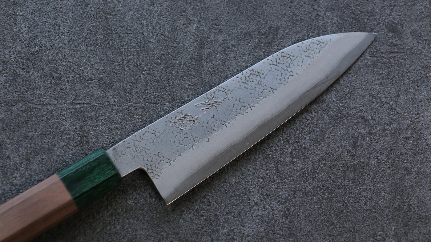 Seisuke Marke Super Blue Steel Handgeschmiedetes Santoku-Mehrzweckmesser Japanisches Messer 165 mm