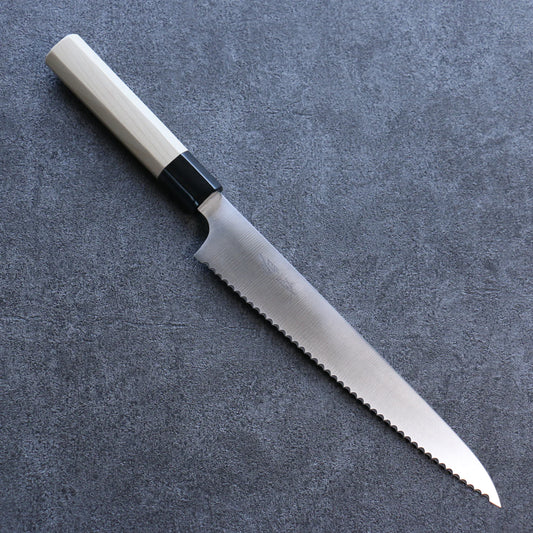 Seisuke Marke Edelstahl Spezialisiertes Brotmesser Japanisches Messer 240 mm Griff aus Magnolienholz