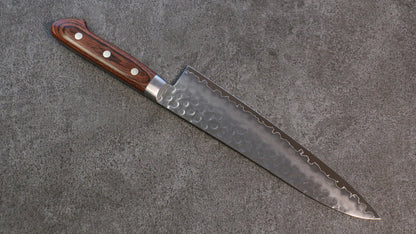 Handgeschmiedetes Messer der Marke Seisuke aus schwedischem Stahl, Gyuto-Mehrzweckmesser, japanisches Messer, 210 mm Griff aus Mahagoni