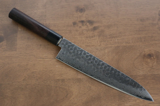 Thương hiệu Seisuke VG10 16 lớp Thép Damascus dao rèn thủ công Dao đa năng Gyuto dao Nhật 210mm chuôi dao gỗ Đàn Hương