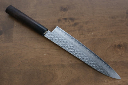 Thương hiệu Seisuke VG10 16 lớp Thép Damascus dao rèn thủ công Dao đa năng Gyuto dao Nhật 210mm chuôi dao gỗ Đàn Hương