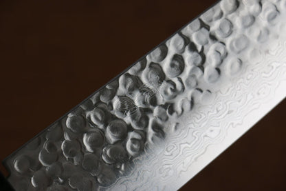 Thương hiệu Seisuke VG10 16 lớp Thép Damascus dao rèn thủ công Dao đa năng Gyuto dao Nhật 210mm chuôi dao gỗ Đàn Hương