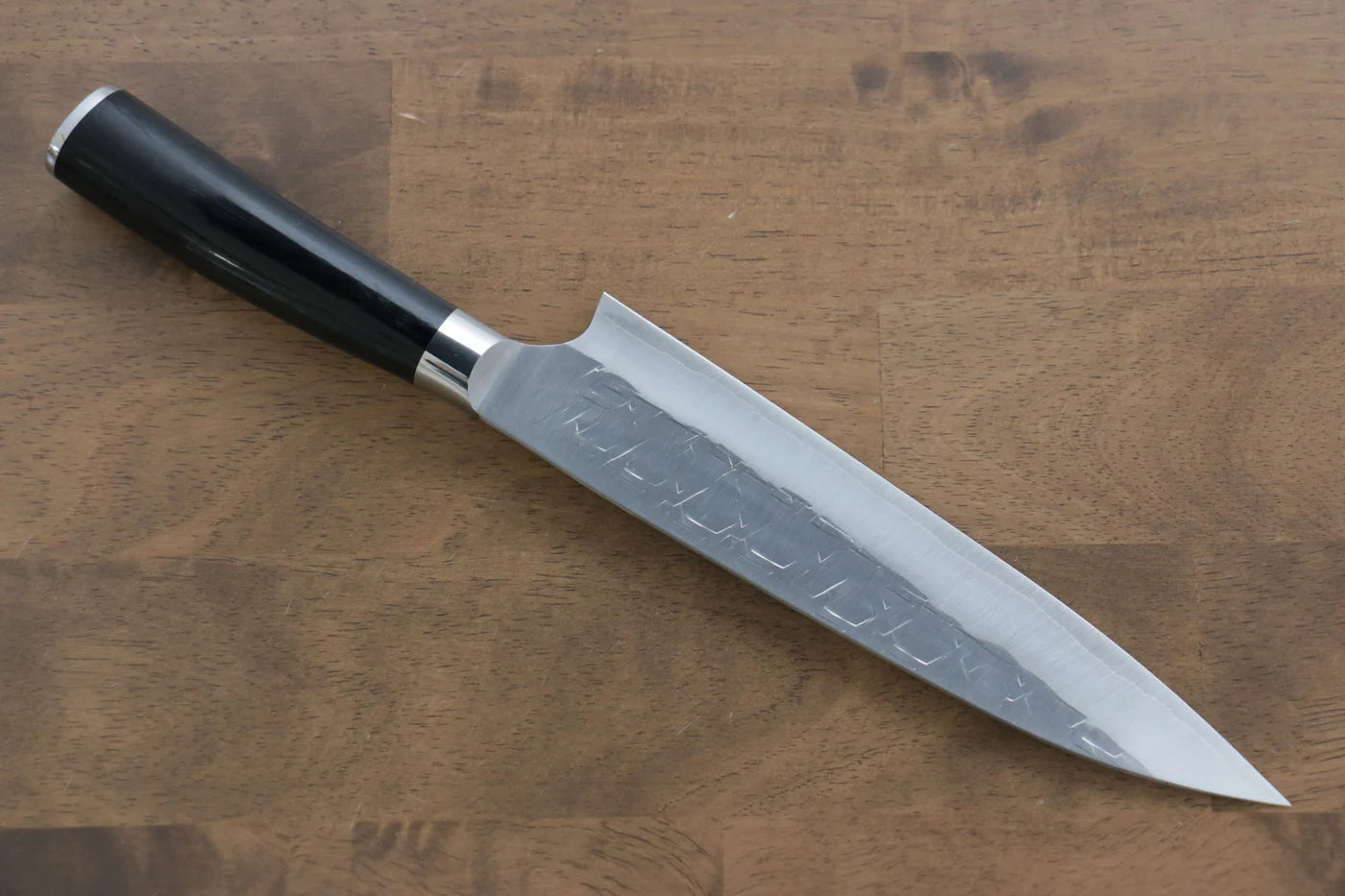 Thương hiệu Takeshi Saji SRS 13 Rèn thủ công Dao đa năng Gyuto dao Nhật 210mm chuôi dao làm từ gỗ Pakka đen