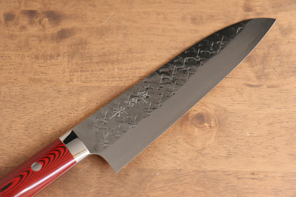 Thương hiệu Takeshi Saji SRS 13 Rèn thủ công Dao đa năng Santoku dao Nhật 165mm chuôi dao làm từ chất liệu nhựa micarta