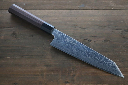 Thương hiệu Sukenari R2/SG2 Thép Damascus Dao đa năng Gyuto dao Nhật 210mm chuôi dao gỗ Đàn Hương