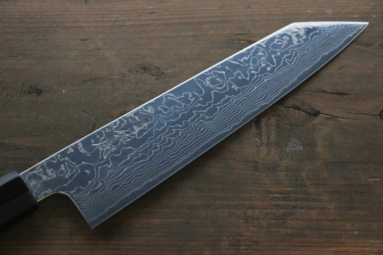 Thương hiệu Sukenari R2/SG2 Thép Damascus Dao đa năng Gyuto dao Nhật 210mm chuôi dao gỗ Đàn Hương