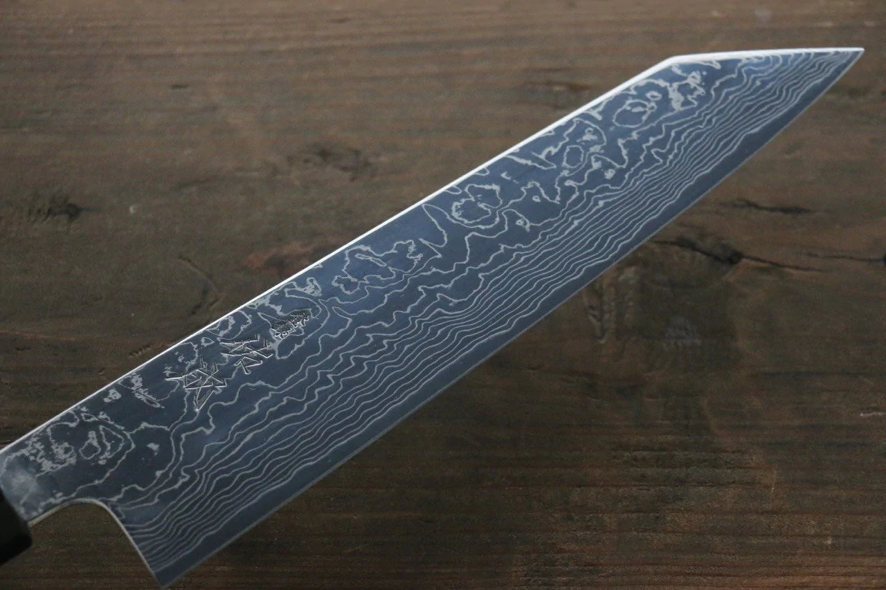 Thương hiệu Sukenari R2/SG2 Thép Damascus Dao đa năng Gyuto dao Nhật 210mm chuôi dao gỗ Đàn Hương