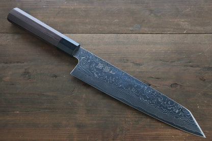 Thương hiệu Sukenari R2/SG2 Thép Damascus Dao đa năng Gyuto dao Nhật 240mm chuôi dao gỗ Đàn Hương