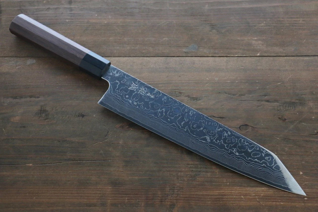 Thương hiệu Sukenari R2/SG2 Thép Damascus Dao đa năng Gyuto dao Nhật 270mm chuôi dao gỗ Đàn Hương