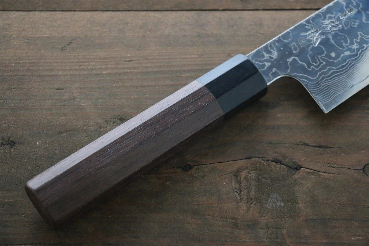 Thương hiệu Sukenari R2/SG2 Thép Damascus Dao đa năng Gyuto dao Nhật 270mm chuôi dao gỗ Đàn Hương