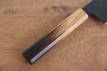 Thương hiệu Sakai Takayuki Hắc Ảnh Kurokage VG10 Rèn thủ công Mạ Teflon Dao đa năng Gyuto dao Nhật 240mm chuôi dao gỗ Sồi cháy