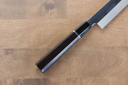 Thương hiệu Sakai Takayuki Núi Phú Sĩ Thép trắng No.2 Honyaki Dao thái cá sashimi chuyên dụng Yanagiba dao Nhật 300mm chuôi dao gỗ Mun có đính vòng Có kèm bao