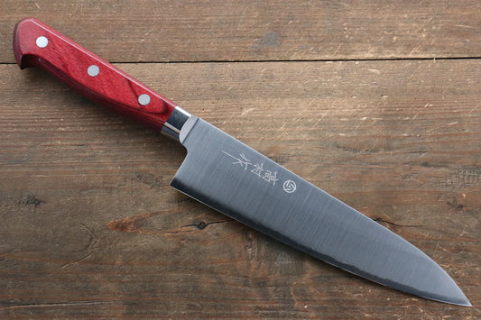 Thương hiệu Takamura Knives  R2/SG2 Dao đa năng Gyuto dao Nhật 180mm chuôi dao gỗ ép đỏ