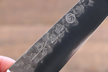 Marke Takamura Knives VG10 Handgeschmiedetes kleines Mehrzweckmesser Kleines japanisches Messer 150 mm Griff aus schwarzem Pakkaholz