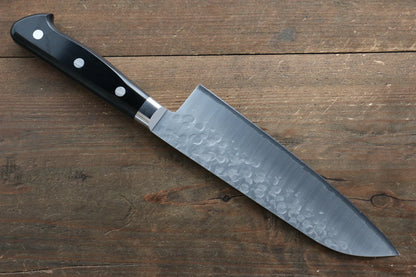 Free ship - Thương hiệu Takamura Knives  VG10 Rèn thủ công Dao đa năng Santoku dao Nhật 170mm chuôi dao gỗ Pakka đen