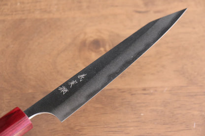 Thương hiệu Yoshimi Kato Thép siêu xanh Kỹ nghệ truyền thống Nhật Nashiji Dao nhỏ Kiritsuke Petty dao Nhật 150mm chuôi dao gỗ Honduras đỏ