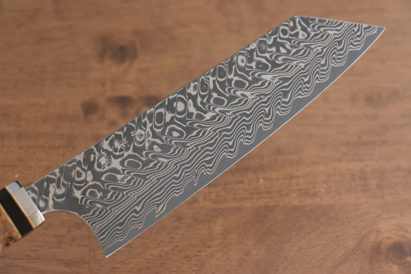 Thương hiệu Yoshimi Kato Dao đa năng Bunka dao Nhật 165mm,  Thép R2/SG2 Damascus