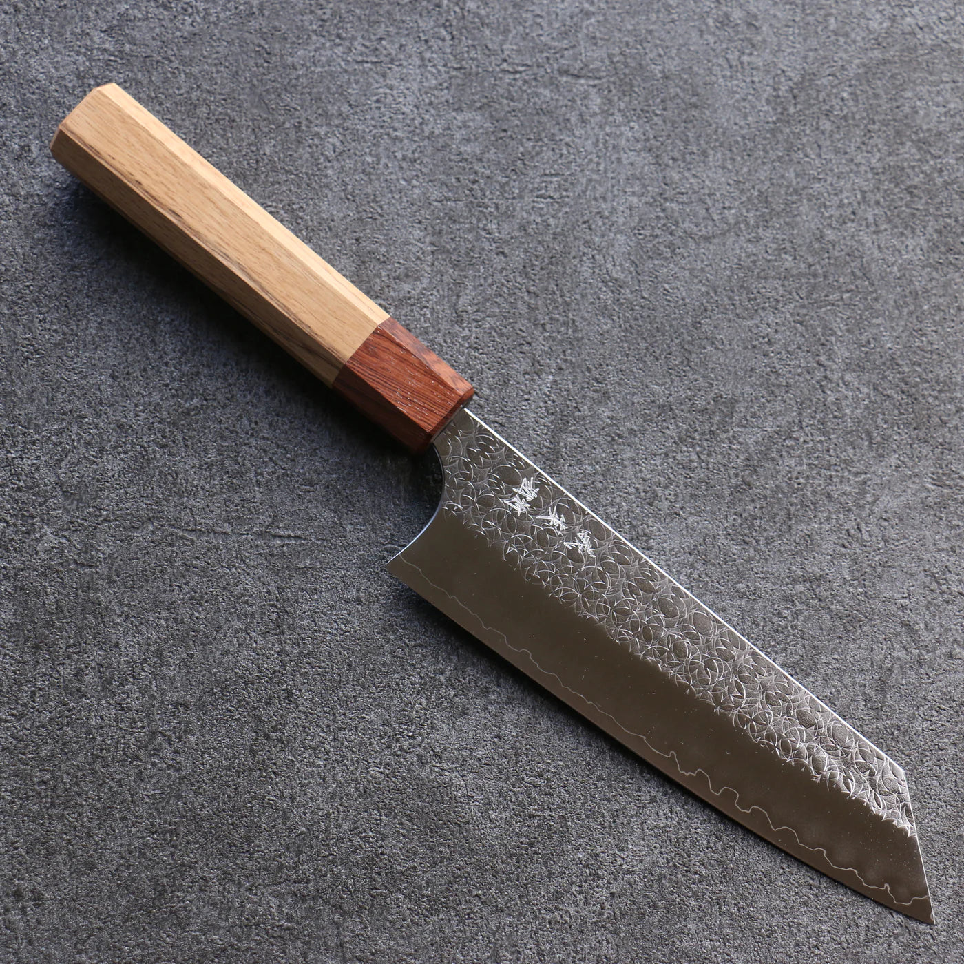 Thương hiệu Yoshimi Kato Mặt nước R2/SG2 dao rèn thủ công Dao đa năng Bunka dao Nhật 165mm chuôi dao gỗ Sồi