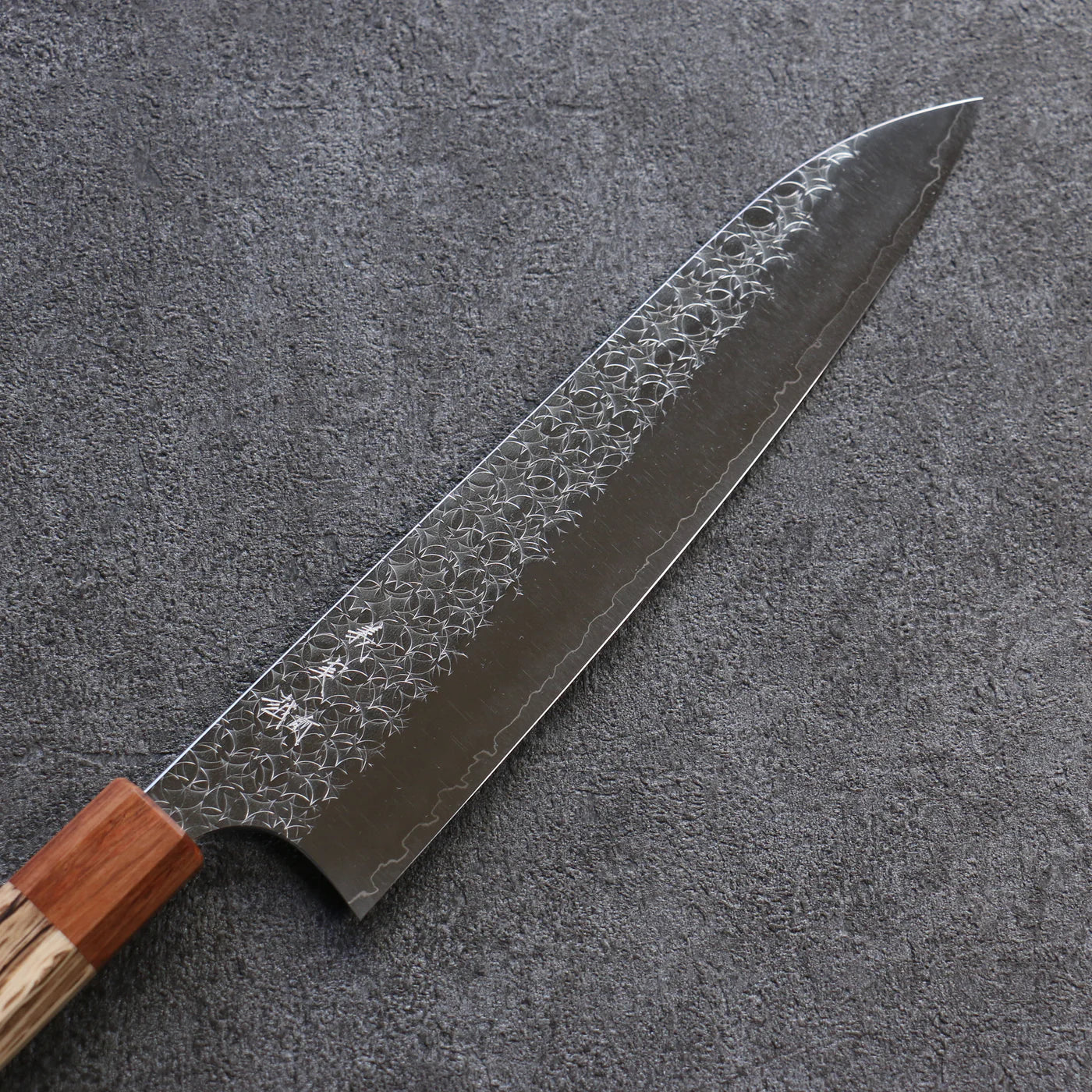 Thương hiệu Yoshimi Kato Mặt nước R2/SG2 dao rèn thủ công Dao đa năng Gyuto dao Nhật 210mm chuôi dao gỗ Sồi