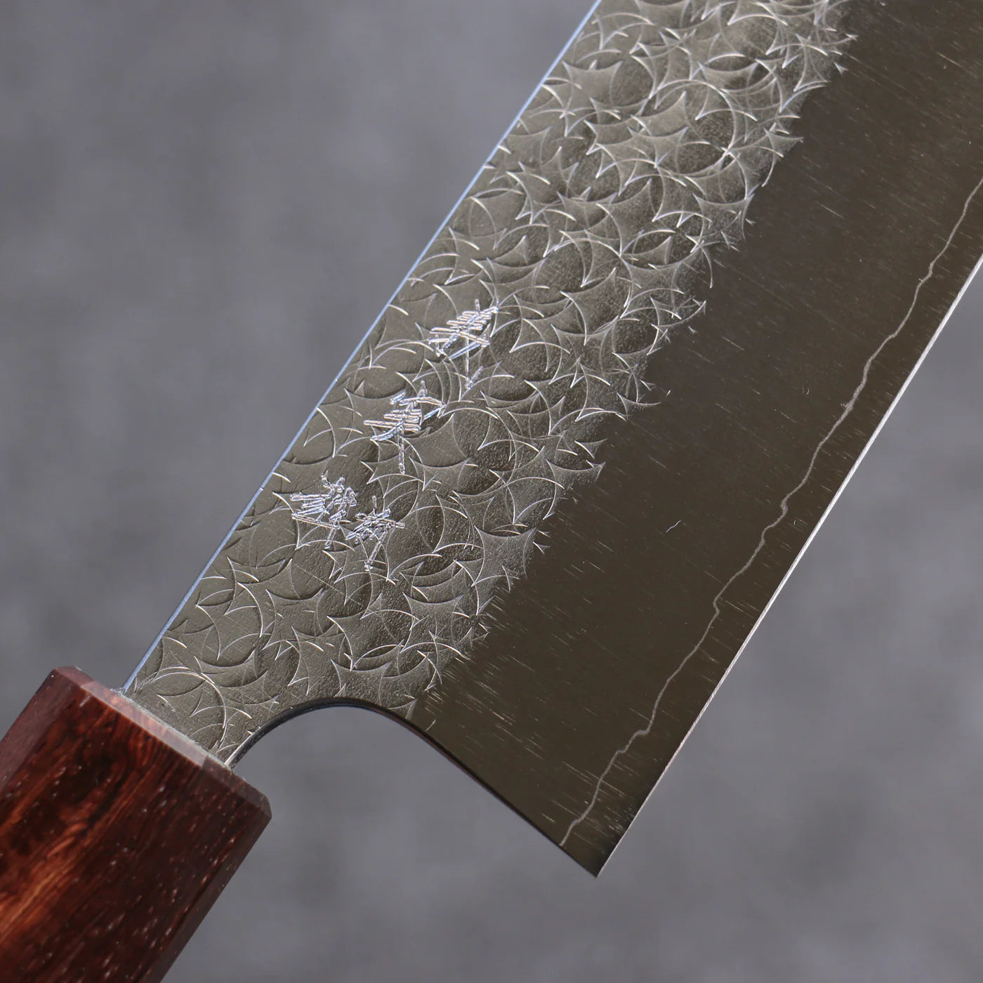 Thương hiệu Yoshimi Kato Mặt nước R2/SG2 dao rèn thủ công Dao đa năng Santoku dao Nhật 165mm chuôi dao gỗ Sồi
