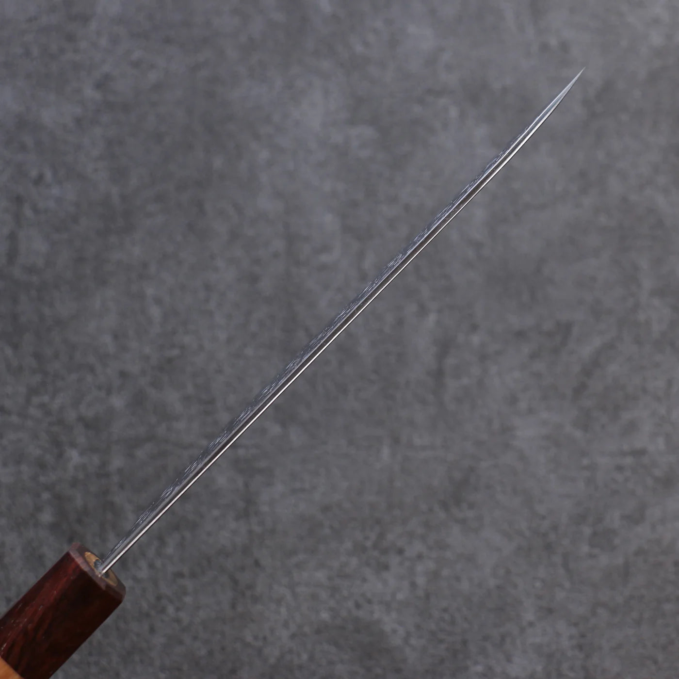 Yoshimi Kato Marke Wasseroberfläche R2/SG2 handgeschmiedetes Messer Santoku-Mehrzweckmesser Japanisches Messer 165 mm Griff aus Eichenholz